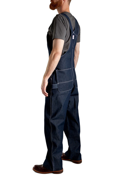 LC King Indigo Denim Tailored Fit High Back Overalls - Washed – LC King Mfg