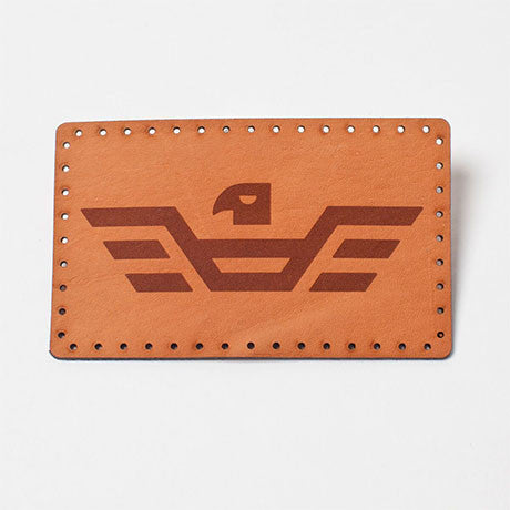 Moto Moda Leather Logo Patch