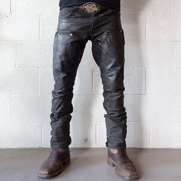 Mens 2025 waxed pants