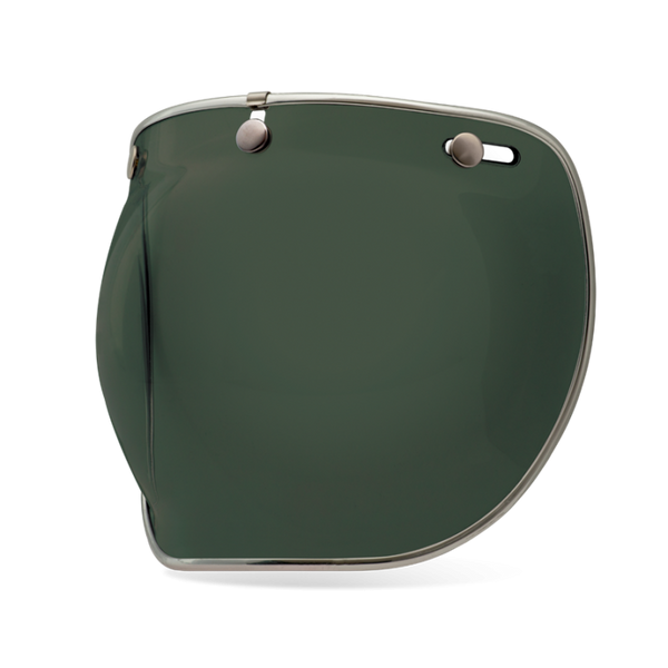 Bell Helmet's bubble shield deluxe for wind and bug protection in Wayfarer Green