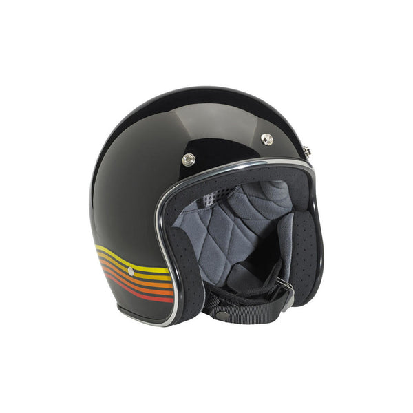 Biltwell Bonanza Helmet - LE Spectrum - Black/Orange